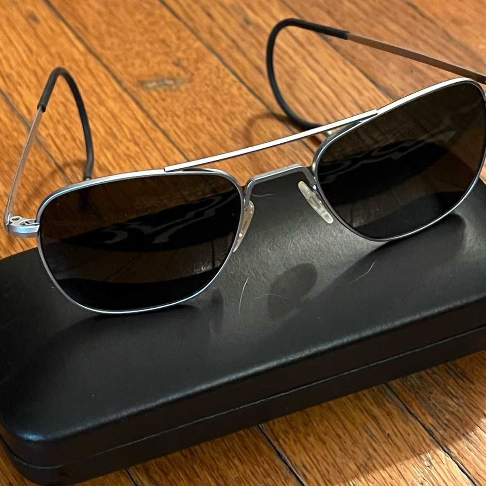 RANDOLPH ENGINEERING AF 52[]20 CLASS A MILITARY PILOT AVIATOR SUNGLASSES